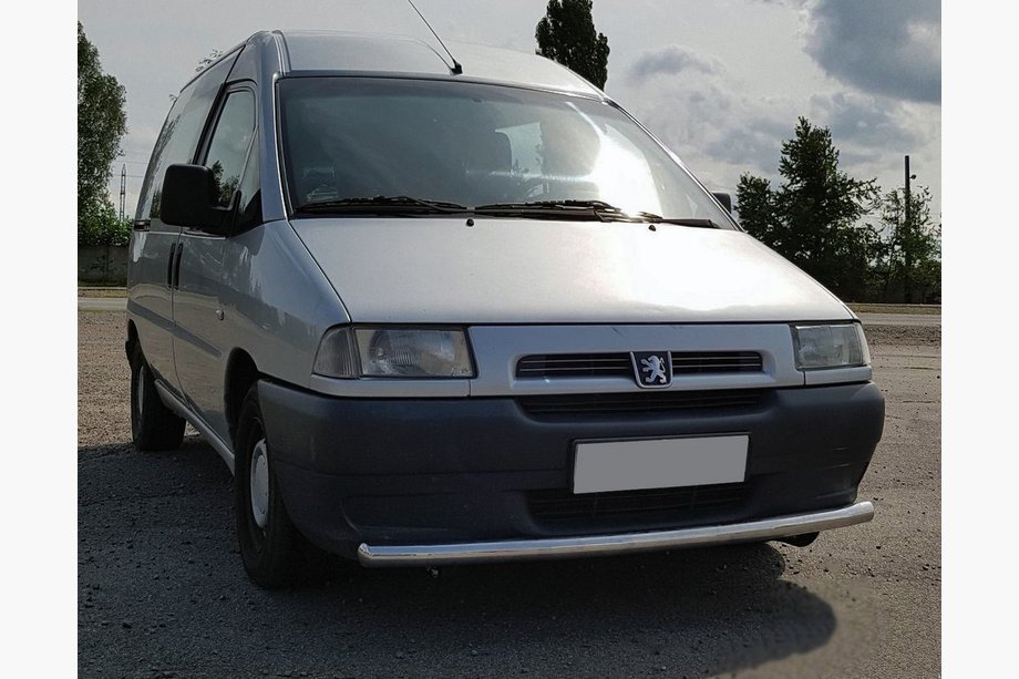 Citroen Jumpy 1996–2007 Přední ochranný rám ST008 (nerez) Image