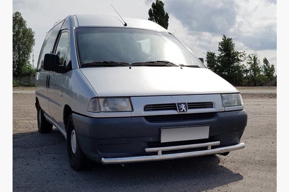 Fiat Scudo 1996–2007 Přední ochranný rám ST016 (nerez) Image