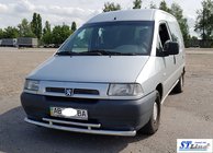 Fiat Scudo 1996–2007 Přední ochranný rám ST016 (nerez) fotografie 2