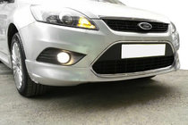Ford Focus II 2008–2011 Přední lip spoiler na nárazník Sedan (k lakování) fotografie 1