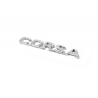 Emblém – nápis Corsa 12,5 × 2,0 cm Opel Corsa B 1993–2004 fotografie 2