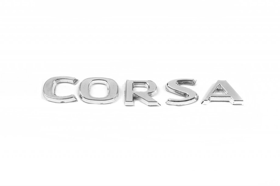 Opel Corsa C 2000–2006 Nápis Corsa 12,5 cm x 1,6 cm Image
