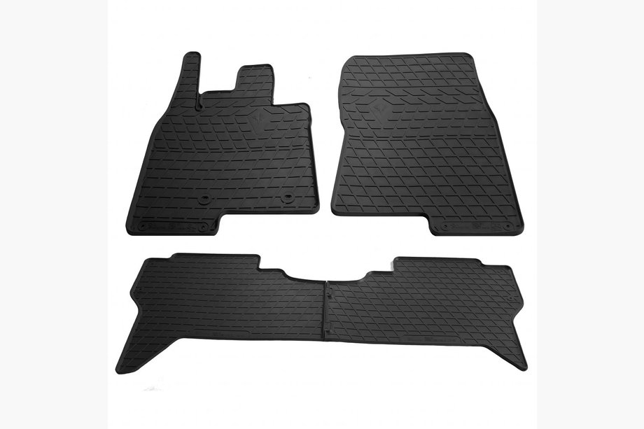 Mitsubishi Pajero Wagon IV 2006–2021 Gumové autokoberce do interiéru (4 ks, Stingray Premium) Image