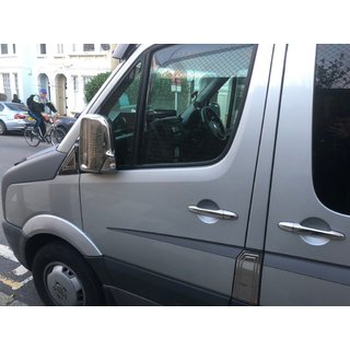 Chromové kryty klik dveří (4 ks, nerez) Volkswagen Crafter 2006–2016 fotografie 3