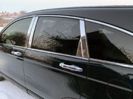 Honda CRV 2007–2011 Nerezové lišty sloupků dveří (8 ks) fotografie 6