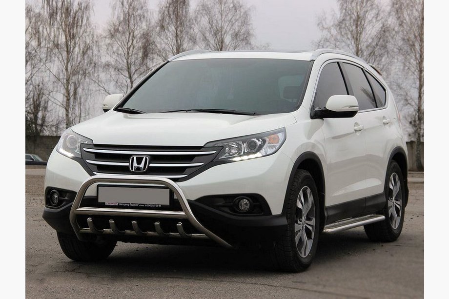 Honda CRV 2012–2016 Přední ochranný rám WT003 (nerez) Image