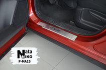 Mazda CX-5 2017–2025 Nerezové kryty prahů Nataniko (4 ks, nerez) fotografie 2