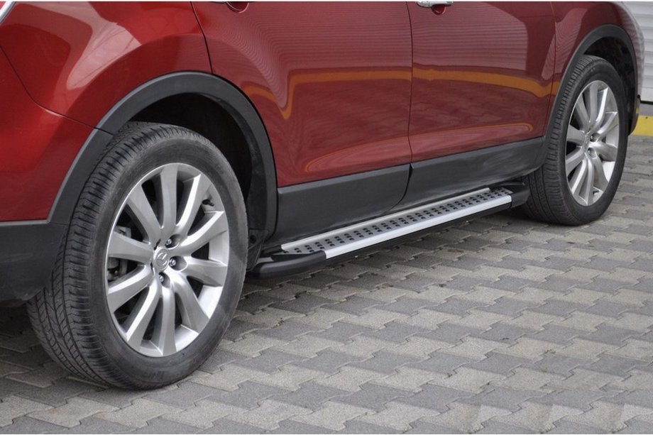 Mazda CX-9 2007–2016 Boční nášlapy Allmond Grey (2 ks, hliník) Image