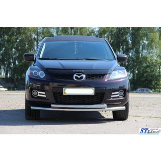 Přední ochranný rám ST014 (nerez) Mazda CX-7 2006–2012 fotografie 2