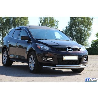 Přední ochranný rám ST014 (nerez) Mazda CX-7 2006–2012 fotografie 4