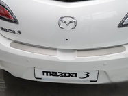 Mazda 6 2008–2012 Ochranná lišta zadního nárazníku Nathaniko (nerez) fotografie 1