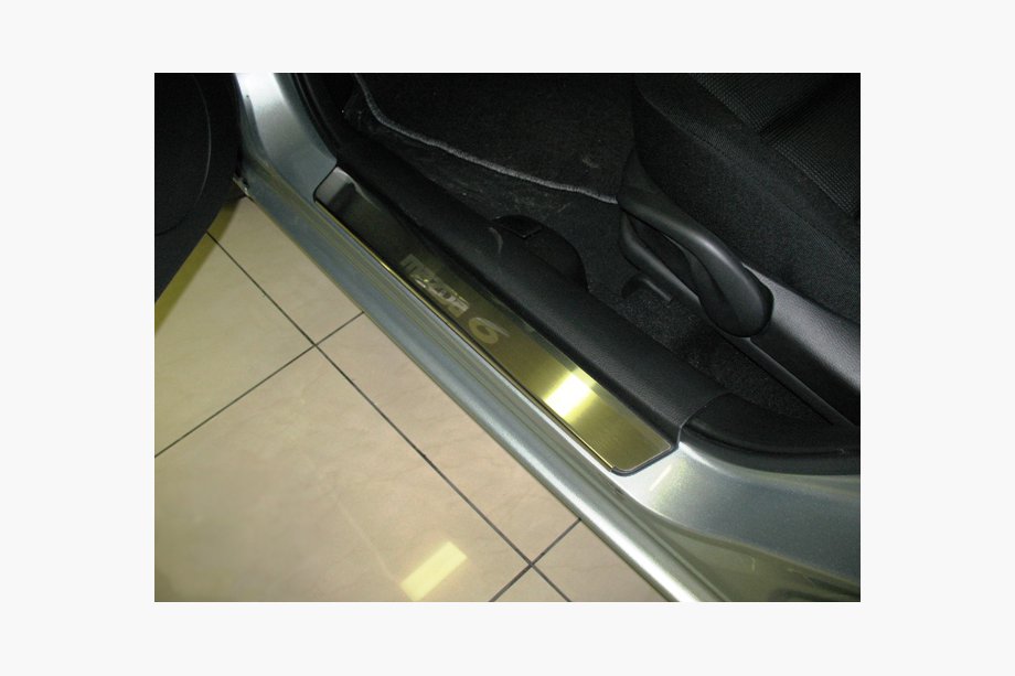Mazda 6 2003–2008 Nerezové kryty prahů Nataniko (4 ks, nerez) Image