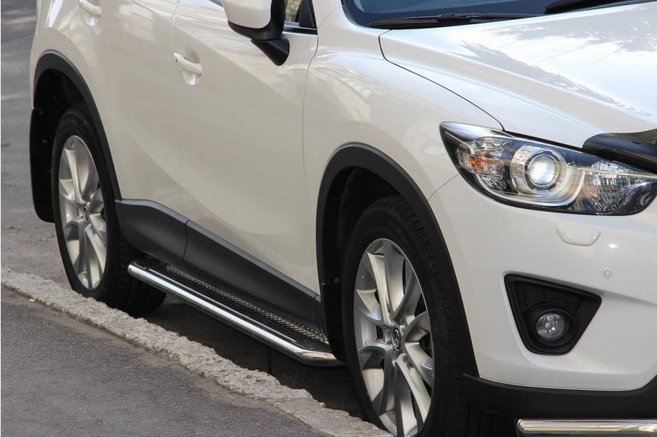 Mazda CX-3 2015– Boční nášlapy KB001 (nerez) 60 mm Image