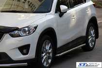 Mazda CX-3 2015– Boční nášlapy KB001 (nerez) 60 mm fotografie 2
