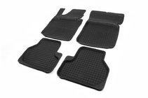 Seat Leon 2005–2012 Gumové koberce do auta s okrajem (4 ks, Polytep) fotografie 1