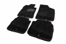 Hyundai Santa Fe 2 2006–2012 3D textilní koberce do interiéru (Seintex) fotografie 1
