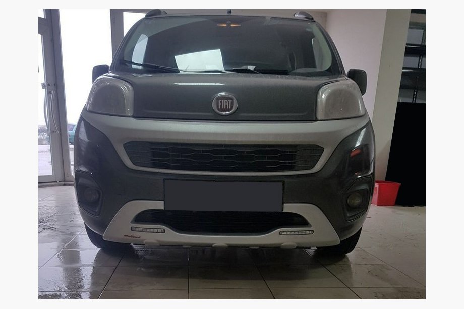 Citroen Nemo 2007–2017 Přední lip spoiler s LED (2014+, k lakování) Image