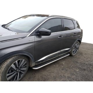 Boční nášlapy Maydos V2 (2 ks, hliník ↗ nerez) Peugeot 3008 2016–2023 fotografie 1