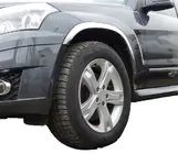 Mercedes GLK třída X204 2008–2015 Nerezové lišty na lemy blatníků (4 ks) fotografie 1