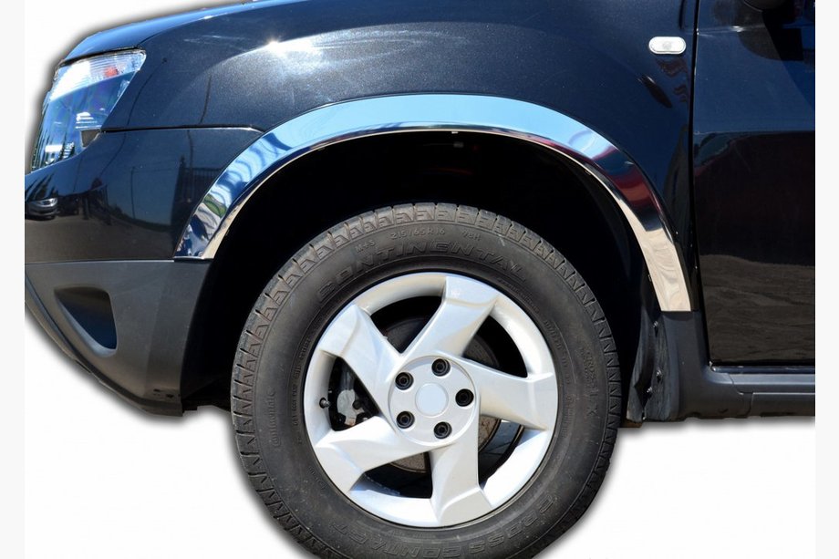 Dacia Duster 2008–2018 Nerezové kryty lemů blatníků (4 ks) Image