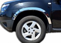 Dacia Duster 2008–2018 Nerezové kryty lemů blatníků (4 ks) fotografie 1