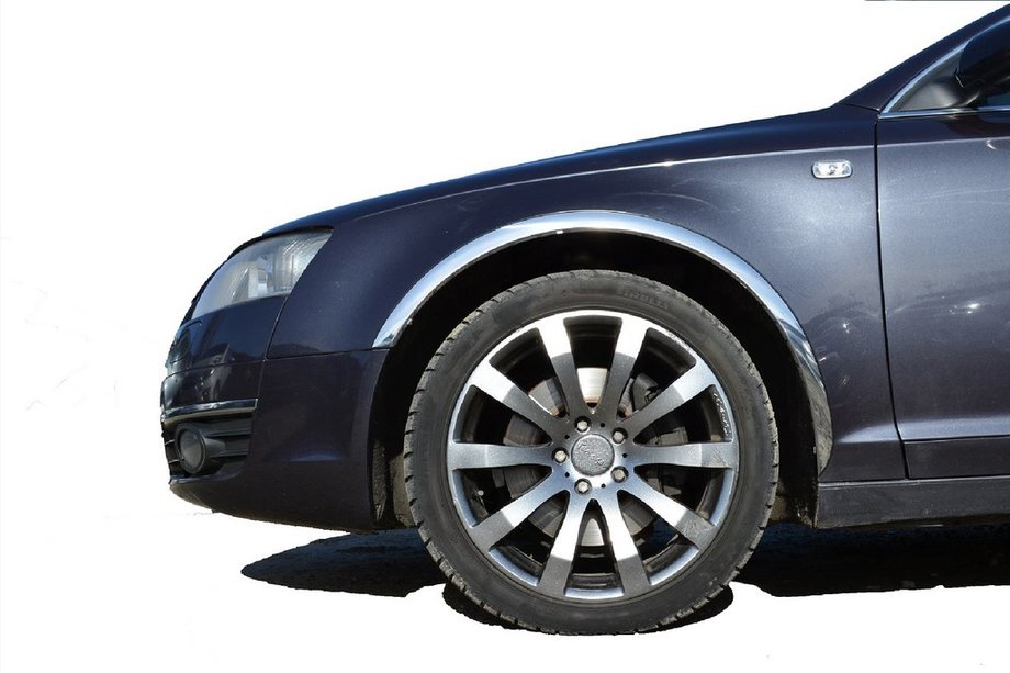 Audi A6 C6 2004–2011 Nerezové lišty na lemy blatníků (4 ks) Image
