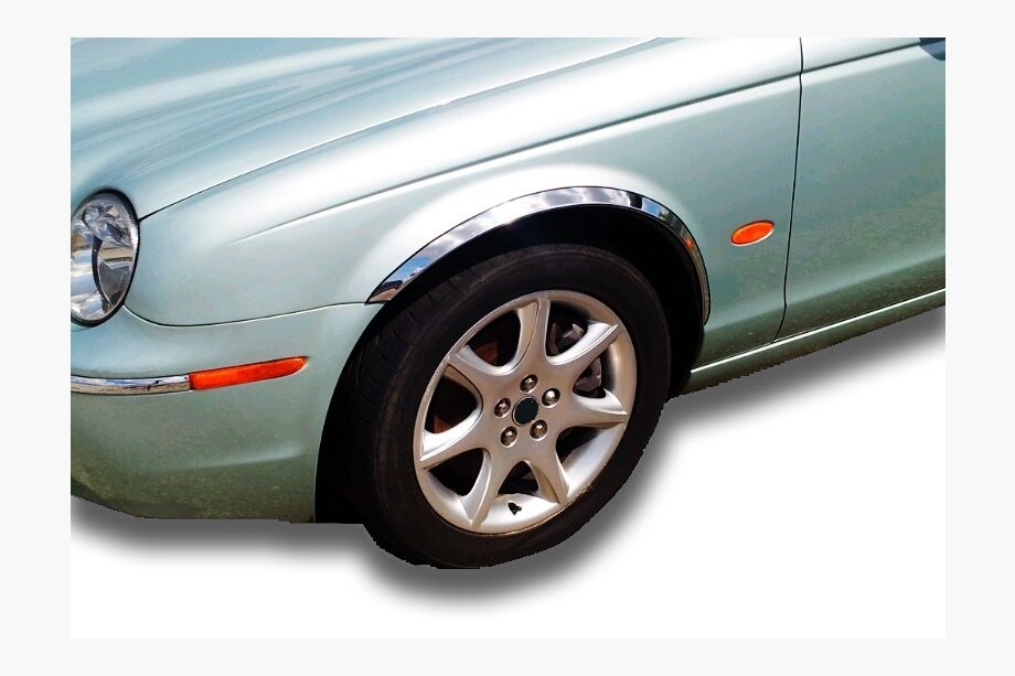 Jaguar X-Type 2001–2009 Nerezové lišty na lemy blatníků (4 ks) Image