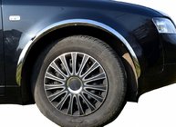 Audi A4 B6 2000–2004 Nerezové lišty na lemy blatníků (4 ks) fotografie 1