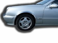 Mercedes CLK W208 1997–2002 Nerezové lišty na lemy blatníků (4 ks) fotografie 1