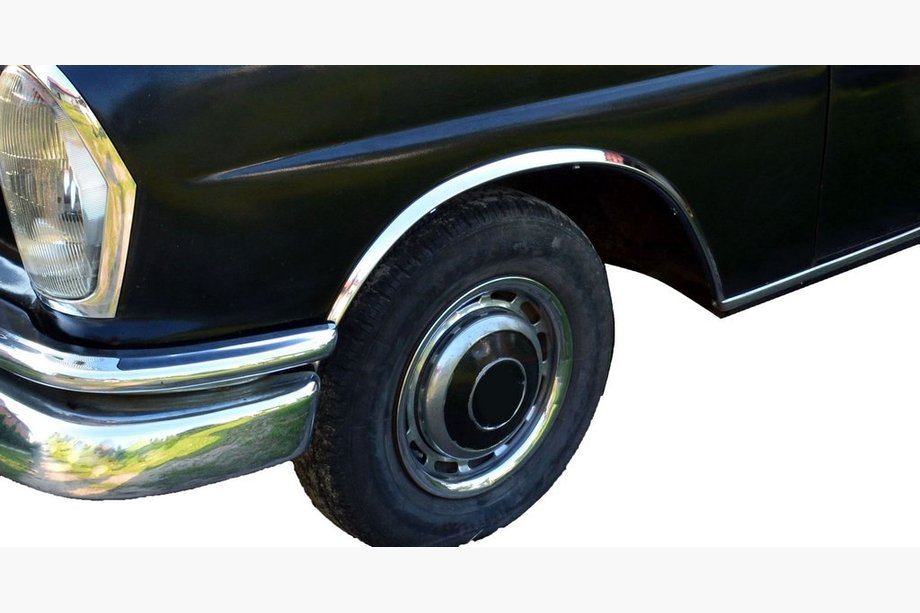 Mercedes W108 1965–1972 Nerezové lišty na lemy blatníků (4 ks) Image