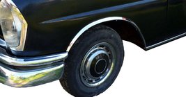 Mercedes W108 1965–1972 Nerezové lišty na lemy blatníků (4 ks) fotografie 1