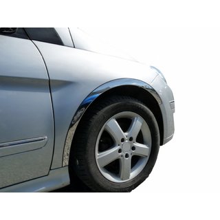 Nerezové lišty na lemy blatníků (4 ks) Mercedes B-class W246 2011–2018 fotografie 1