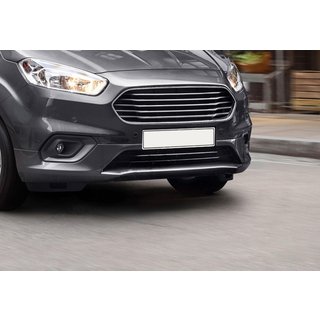 Chromové ochranné lišty na nárazník OmsaLine (2018↗, 2 ks, nerez) Ford Courier 2014–2023 fotografie 1