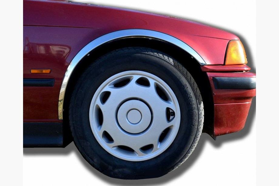 BMW řada 3 E36 1990–2000 Nerezové lišty na lemy blatníků (4 ks) Image