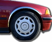 BMW řada 3 E36 1990–2000 Nerezové lišty na lemy blatníků (4 ks) fotografie 1