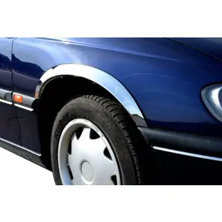 Nerezové lišty na lemy blatníků (4 ks) Opel Omega B 1994–2003 fotografie 1