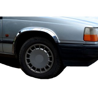 Nerezové lišty na lemy blatníků (4 ks) Volvo 940/960 1990–1997 fotografie 1