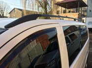Mercedes Viano 2004–2014 Černé střešní ližiny ELITE (plastová noha) Krátký rozvor (Short, Compact) fotografie 10