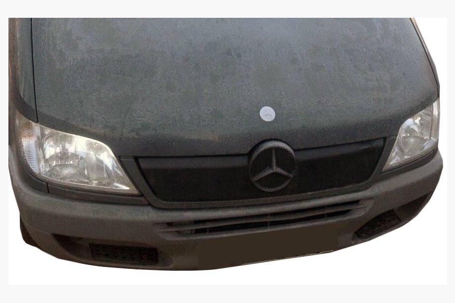 Mercedes Sprinter W901/902/903/904/905 1995–2006 Zimní clona chladiče 2000-2002, matný Fotografie 3