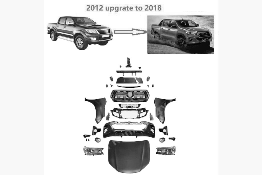 Toyota Hilux 2006–2015 Facelift sada pro rok 2019 Image