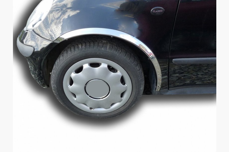 Mercedes A-class W168 1997–2004 Nerezové lišty na lemy blatníků (4 ks) Image