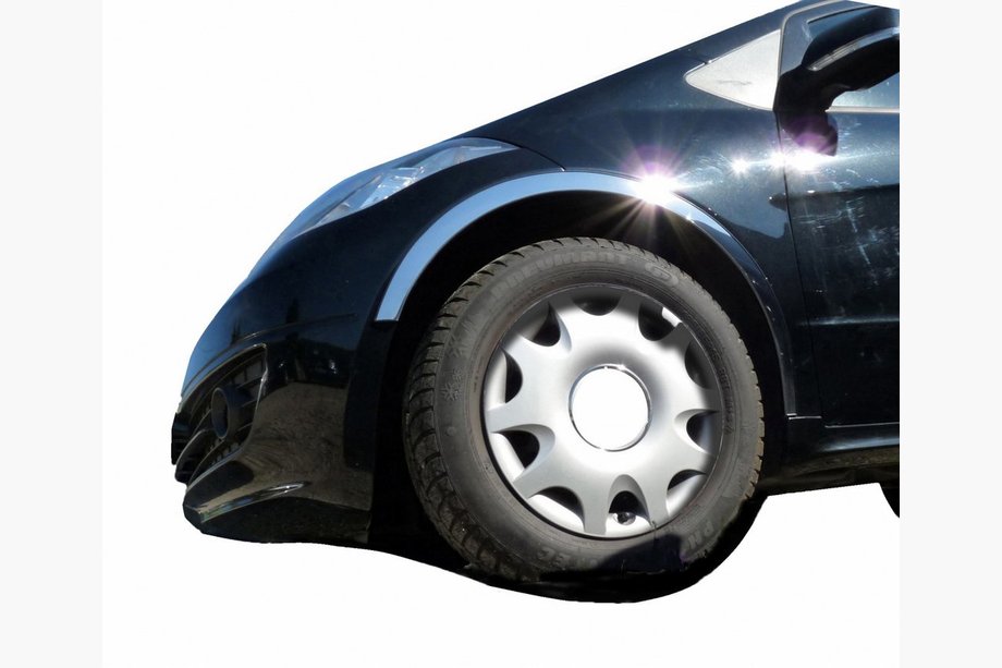 Mercedes A-class W169 2004–2012 Nerezové lišty na lemy blatníků (4 ks) Image