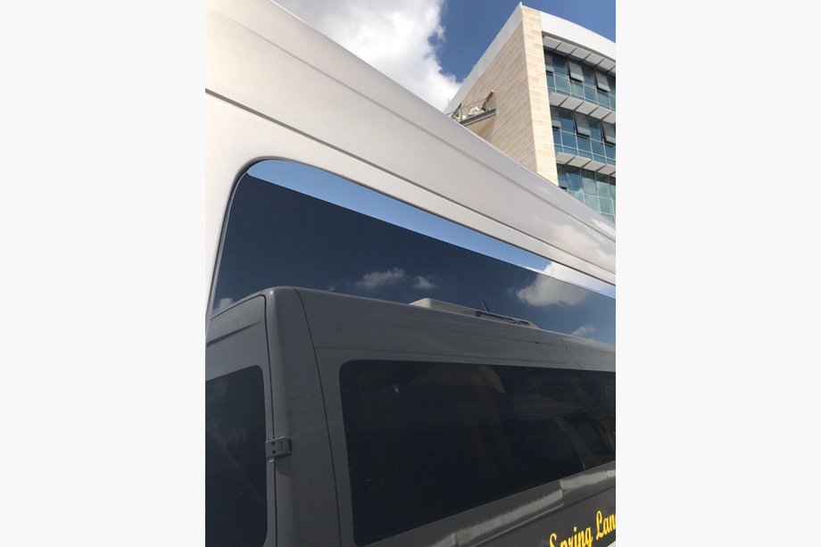 Mercedes Sprinter W906 2006–2018 Horní lišty oken (nerez) Fotografie 4