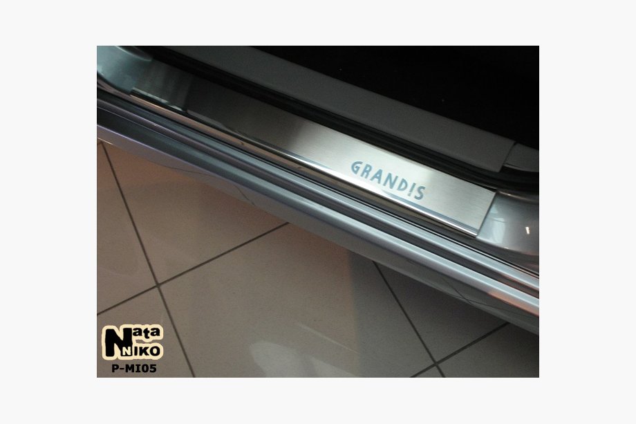Mitsubishi Grandis 2003–2011 Kryty prahů Nataniko (2 ks, nerez) Image