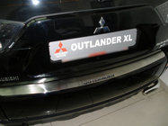 Mitsubishi Outlander 2006–2012 Ochranná lišta zadního nárazníku Nathaniko (nerez) fotografie 1