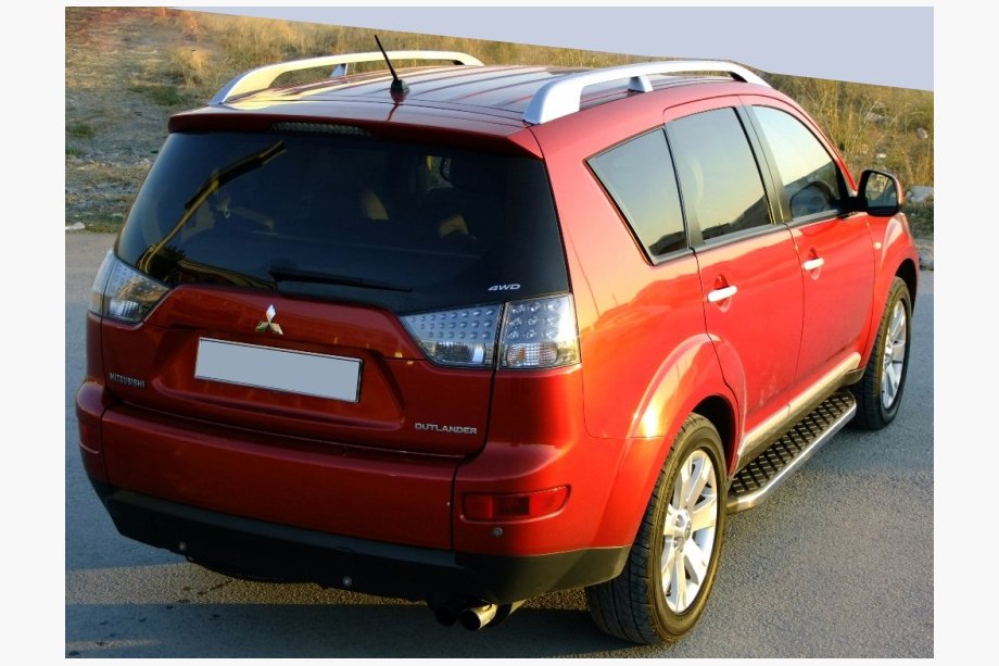 Peugeot 4007 2007–2013 Boční prahy BlackLine (2 ks, hliník) Image