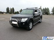 Mitsubishi Pajero Wagon III 1999–2006 Přední nerezový ochranný rám (kengur) QT006 fotografie 2