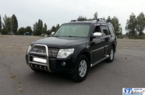 Mitsubishi Pajero Wagon III 1999–2006 Přední ochranný rám QT011 (nerez) fotografie 2