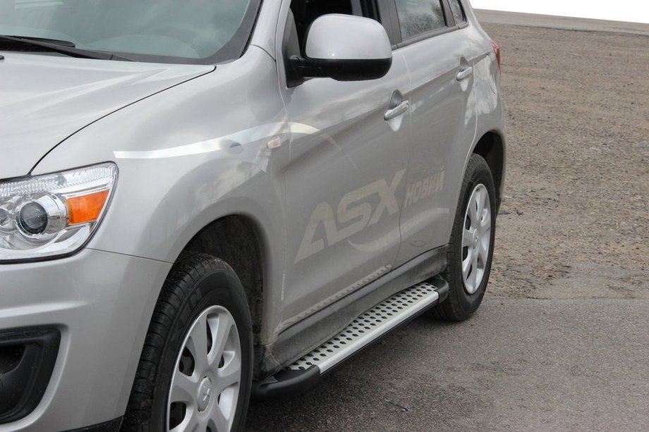 Mitsubishi ASX 2010–2023 Boční nášlapy Allmond Grey (2 ks, hliník) Image