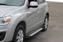 Mitsubishi ASX 2010–2023 Boční nášlapy Allmond Grey (2 ks, hliník) fotografie 1